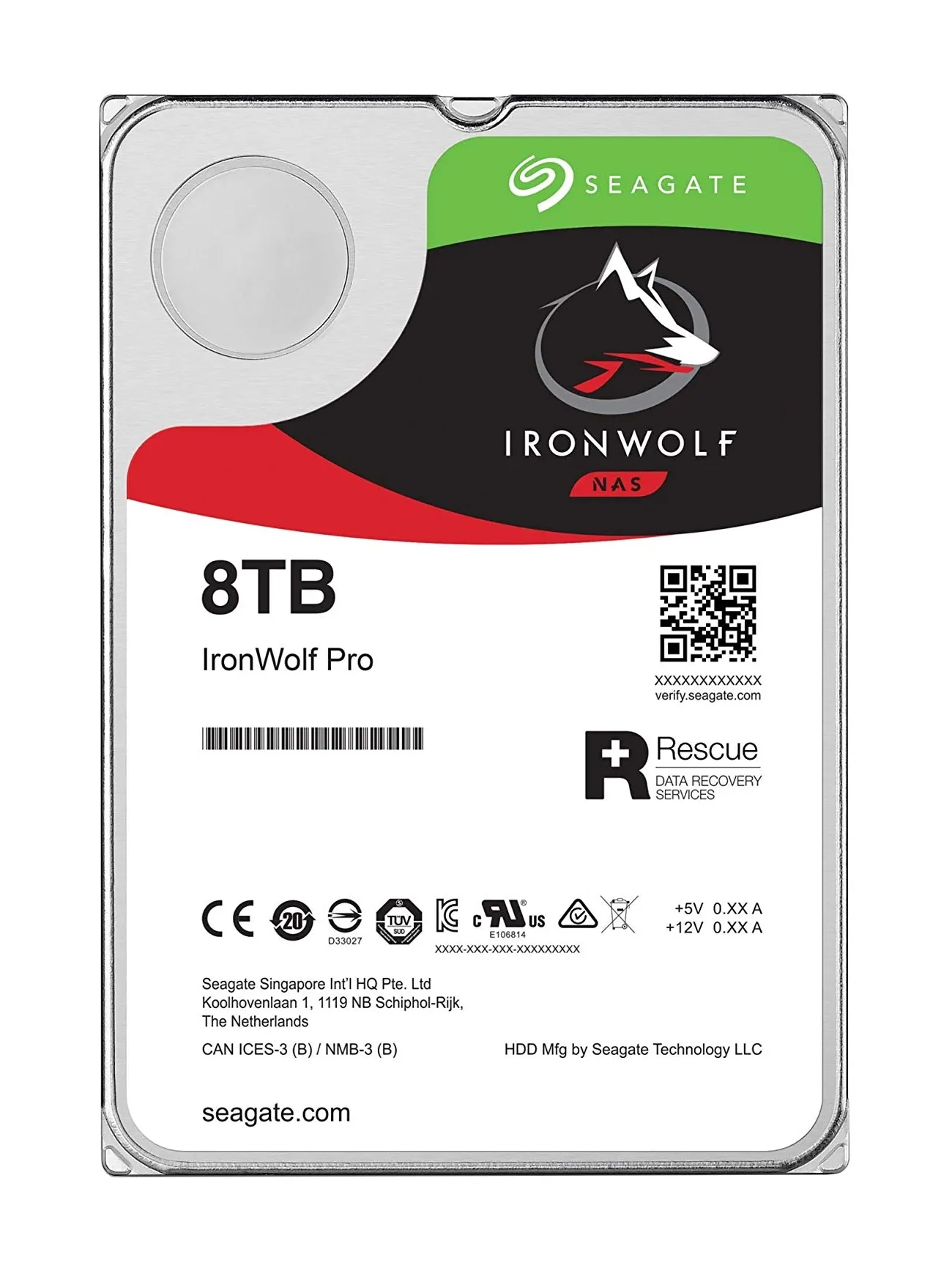 71334079_3670501090 Seagate Ironwolf 8TB 256MB 7200rpm 3.5" SATA HDD - Image 1