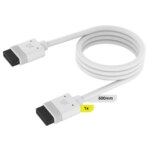 Corsair iCUE LINK Cable; 1x 600mm with Straight connectors; White - Image 4