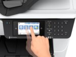 Epson WorkForce Pro WF-C878RDWF Colour A3 MFP; 35ppm Mono 35ppm Colour (ISO 25ppm Mono, 24ppm Colour) A3 Print Scan copy Fax USB/USBHost Auto Duplex Wi-Fi/Wi-FiDirect Ethernet. First Page Out: Mono 6 seconds Colour 6.5 seconds, Max Printing Volume 75k p/M, Recommended Printing Volume 10k p/M, Compatible Paper Weight 64 g/m² - 300 g/m², Max Paper Input 1835 DOES NOT USE XXL INKS. Warranty 1 year on-site Consumables: C13T05A100 XL Black, C13T05A200 XL Cyan, C13T05A300 XL Magenta, C13T05A400 XL Yellow, C13T671400 Maintenance Box - NO INKS INCLUDED - Image 11