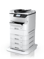 Epson WorkForce Pro WF-C878RDWF Colour A3 MFP; 35ppm Mono 35ppm Colour (ISO 25ppm Mono, 24ppm Colour) A3 Print Scan copy Fax USB/USBHost Auto Duplex Wi-Fi/Wi-FiDirect Ethernet. First Page Out: Mono 6 seconds Colour 6.5 seconds, Max Printing Volume 75k p/M, Recommended Printing Volume 10k p/M, Compatible Paper Weight 64 g/m² - 300 g/m², Max Paper Input 1835 DOES NOT USE XXL INKS. Warranty 1 year on-site Consumables: C13T05A100 XL Black, C13T05A200 XL Cyan, C13T05A300 XL Magenta, C13T05A400 XL Yellow, C13T671400 Maintenance Box - NO INKS INCLUDED - Image 15