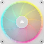 Corsair LX RGB Series; iCUE LINK LX140 RGB White; 140mm Fan; Dual Pack; iCUE LINK System Hub Included