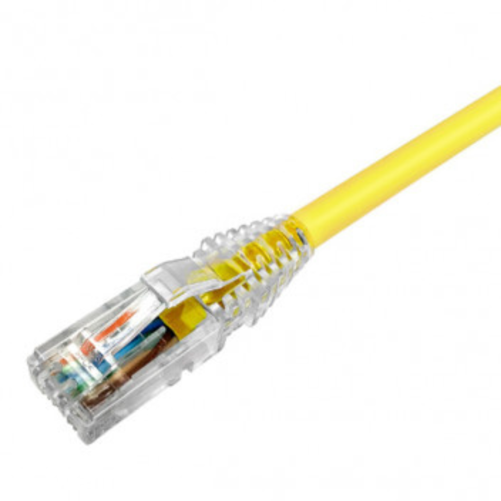 7__3__39a5 Datanet CAT6 BC Patch Lead 50U 3M Yellow Cable - Image 1