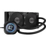 NAUTILUS 240 RS LCD Liquid CPU Cooler – 2.1'''' IPS LCD Screen – RS120 Fans – 240 mm Radiator – LGA 1851/1700; AMD® AM5/AM4 - - Image 19