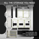 Corsair CORSAIR iCUE LINK 5000T LX RGB Mid-Tower PC Case, 4x 2.5" Drive Bays, 2x 3.5" Drive Bays Fan layout: Front 3x 120mm, 2x 140mm; Top 3x 120mm ,2x 140mm, Side 3x 120mm, Rear 1x 120mm. iCUE LINK Hub included – 3x LX120 RGB Fans – Aurora RGB Light Strips 4x USB 3.0, 1x USB 3.1 Type-C Colour: White Mini-ITX, Micro-ATX, ATX, E-ATX - Image 2