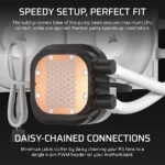 NAUTILUS 360 RS LCD Liquid CPU Cooler – 2.1'' IPS LCD Screen – RS120 Fans – 360mm Radiator – LGA1851/1700 AMD AM5/AM4 - Image 13