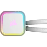 Corsair iCUE H100i ELITE RGB 240mm Liquid CPU Cooler - White AMD: AM5; AM4; sTRX4; sTR5 | Intel LGA: 1700/1851; 1200; 115X; 2066 - Image 2