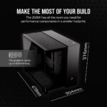 Corsair 2500X Micro ATX Dual Chamber PC Case 2x 2.5" Drive Bays, 2x 3.5" Fan layout: Top 3x 120mm ,2x 140mm, Side 2x 120mm, Bottom 3x 120mm; 2x 140mm, Rear 1x 120mm 2x USB 3.2 Type-A (Gen1), 1x USB 3.2 Type C (Gen2) Mini-ITX, Micro-ATX Colour: Black - Image 3