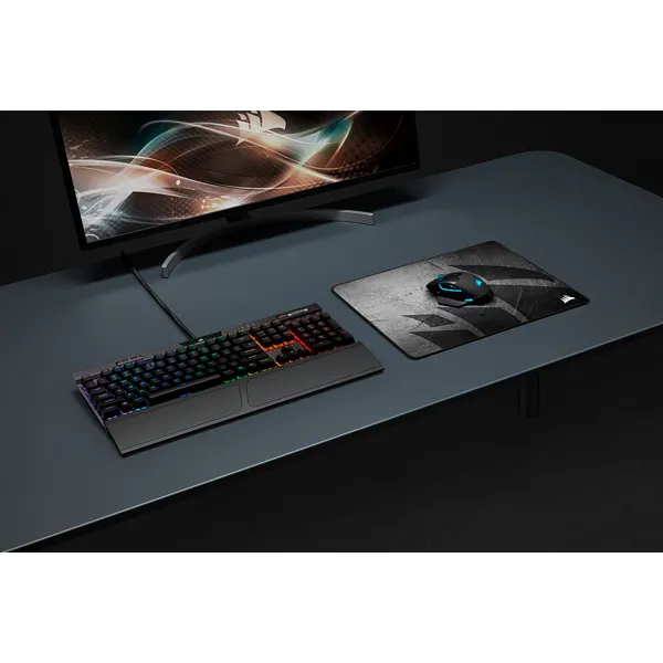 85966275_4097837418 Corsair MM300 PRO Premium Spill-Proof Cloth Gaming Mouse Pad – Medium; Black - 360mm x 300mm x 3mm. - Image 1