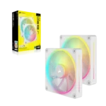Corsair LX RGB Series; iCUE LINK LX140 RGB White; 140mm Fan; Dual Pack; iCUE LINK System Hub Included - Image 4