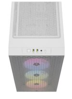 Corsair 3000D RGB AIRFLOW Mid-Tower PC Case 2x 2.5" Drive Bays, 2x 3.5" Drive Bays Fan layout: Front 3x 120mm/2x 140mm, Top 3x 120mm/2x 140mm, Rear 1x 120mm - 3x AR120 RGB Included 2x USB 3.0 Colour: White Mini-ITX, Micro-ATX, ATX - Image 11