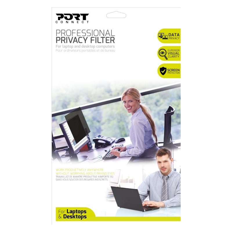 900209_wr_01 Port Connect 2D Professional Privacy Filter 23.8" - Image 1