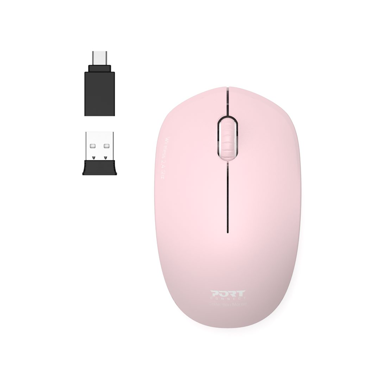 900541_159d Port Mouse Collection II RF Blush 2 Year Warranty - Image 1