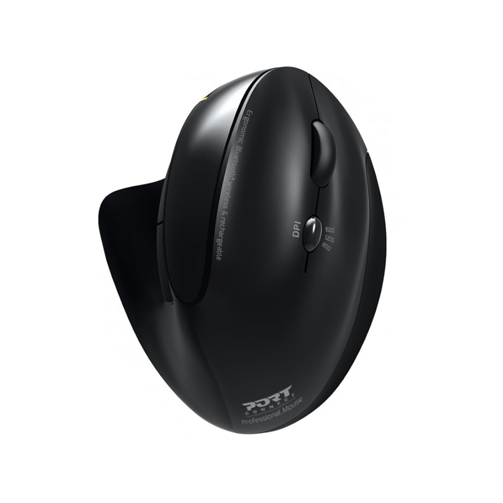 900706_BT_6a0d Port Mouse Ergonomic Rech BT & RF Black 3 Year Warranty - Image 1
