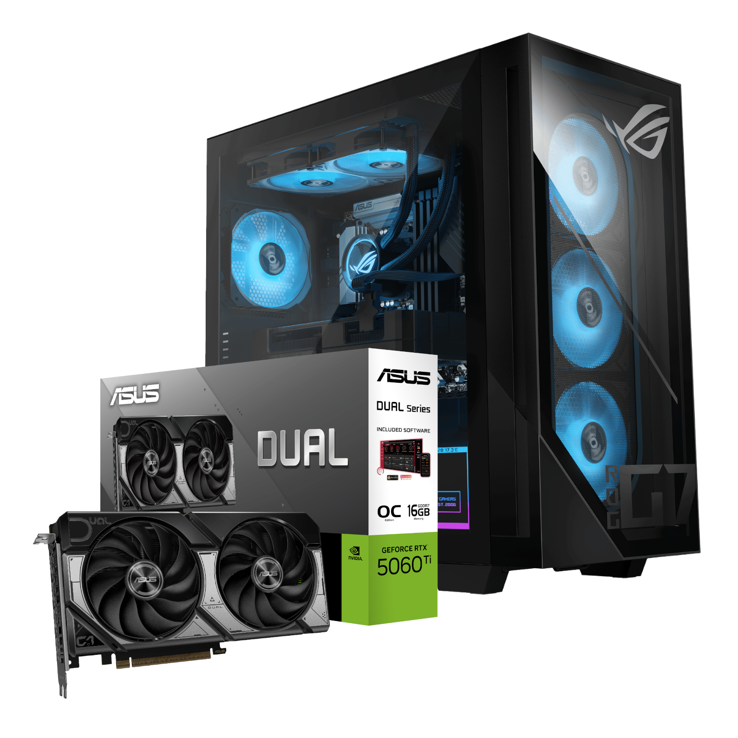 90PF0561-M02JV0-DRTX5060T_Asus-ROG-G700-Intel-Core-Ultra-5-Windows-11-Home-PC-RTX-5060-TI-DUAL-16GB-DDR5-1TB-NVMe-–-Black_wr_01a ASUS ROG G700 (2025) | Intel® Core™ Ultra 5 | 16GB DDR5 U-DIMM | 1TB M.2 2280 NVMe™ PCIe® 4.0 SSD | ASUS GF RTX 5060TI Dual Graphics | Windows 11 Home PC - Image 1