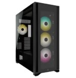 Corsair iCUE 7000X RGB Tempered Glass Full-Tower ATX PC Case 3x 2.5" Drive Bays, 6x 3.5" Drive Bays Fan layout: Front 4x 120mm, 3x 140mm, Top 3x 120mm ,3x 140mm, Side 4x 120mm, Rear 1x 120mm, 1x 140mm. 4x SP140 RGB ELITE fans Included with Commander Core XT 4x USB 3.0, 1x USB 3.1 Type-C Colour: Black Mini-ITX, Micro-ATX, ATX, E-ATX - Image 2