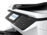 Epson WorkForce Pro WF-C878RDWF Colour A3 MFP; 35ppm Mono 35ppm Colour (ISO 25ppm Mono, 24ppm Colour) A3 Print Scan copy Fax USB/USBHost Auto Duplex Wi-Fi/Wi-FiDirect Ethernet. First Page Out: Mono 6 seconds Colour 6.5 seconds, Max Printing Volume 75k p/M, Recommended Printing Volume 10k p/M, Compatible Paper Weight 64 g/m² - 300 g/m², Max Paper Input 1835 DOES NOT USE XXL INKS. Warranty 1 year on-site Consumables: C13T05A100 XL Black, C13T05A200 XL Cyan, C13T05A300 XL Magenta, C13T05A400 XL Yellow, C13T671400 Maintenance Box - NO INKS INCLUDED - Image 17