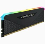 Corsair VENGEANCE® RGB RS 8GB (1 x 8GB) DDR4 DRAM 3200MHz C16 Memory Kit; 16-20-20-38; 1.2V; Black - Image 3