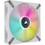 Corsair ML140 140mm PWM 400 - 2000 RPM Premium Magnetic Levitation Fan; Dual Pack With Lighting Node Core - White - Image 4