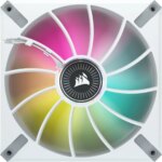 Corsair ML140 140mm PWM 400 - 2000 RPM Premium Magnetic Levitation Fan; Dual Pack With Lighting Node Core - White - Image 5