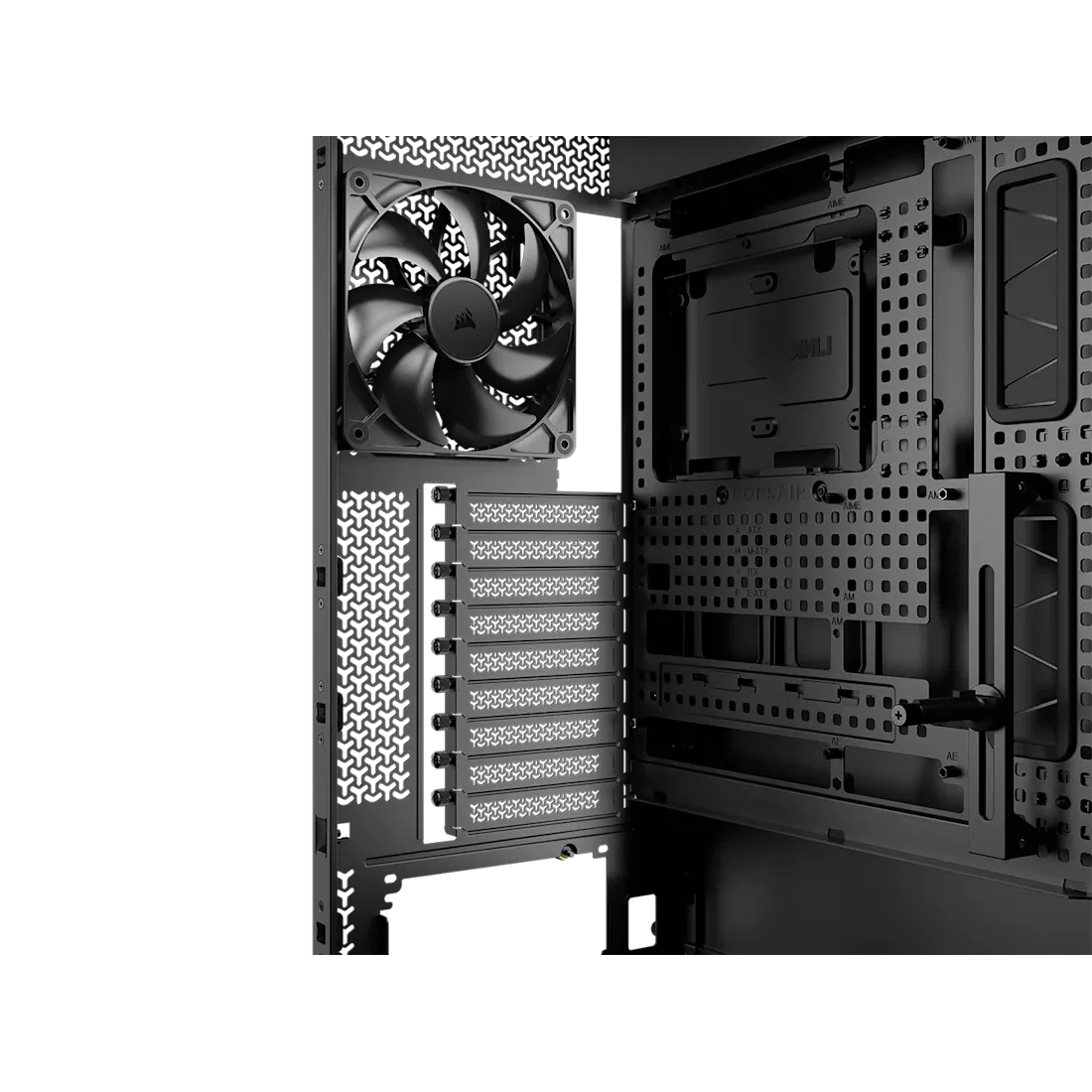 94793c2f8a6627725ad151ad4c32582df173e514 Corsair FRAME 5000WS RS E-ATX | ATX | MATX | ITX Mid Tower Gaming Chassis - Black - Image 1