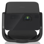 Epson EF-22B Laser Projector - Smart mini laser projection TV. Smart home entertainment. Superior image quality. Experience immersive viewing at home or on the go for up to 10 years*. With Epson's 3LCD technology images are clear, sharp and crisp. Enjoy smart solutions with Google TV™ and Bluetooth speakers - Black