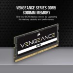 Corsair Vengeance® Series 16GB (1x16GB) DDR5 SODIMM 5600 CL48-48-48-90 1.1V