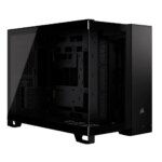 Corsair 2500X Micro ATX Dual Chamber PC Case 2x 2.5" Drive Bays, 2x 3.5" Fan layout: Top 3x 120mm ,2x 140mm, Side 2x 120mm, Bottom 3x 120mm; 2x 140mm, Rear 1x 120mm 2x USB 3.2 Type-A (Gen1), 1x USB 3.2 Type C (Gen2) Mini-ITX, Micro-ATX Colour: Black - Image 20