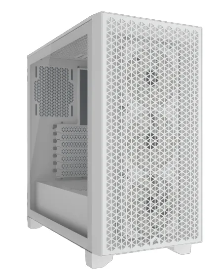 9ea58a1a311318d032253d3200627faa Corsair 3000D RGB AIRFLOW Mid-Tower PC Case 2x 2.5" Drive Bays, 2x 3.5" Drive Bays Fan layout: Front 3x 120mm/2x 140mm, Top 3x 120mm/2x 140mm, Rear 1x 120mm - 3x AR120 RGB Included 2x USB 3.0 Colour: White Mini-ITX, Micro-ATX, ATX - Image 1
