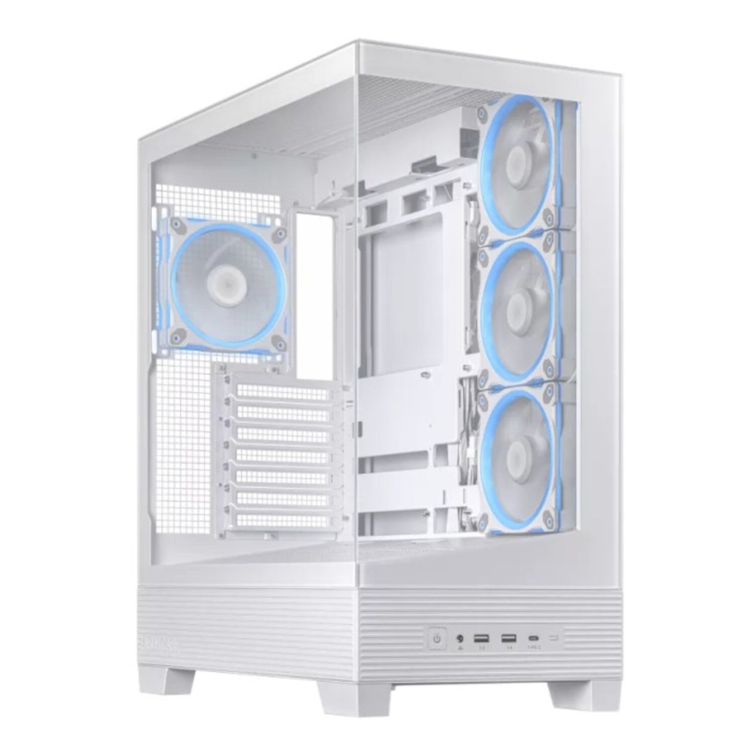 A31PLUS-BK-WR-01-1 ASUS A31 Plus ATX Gaming Chassis - White - Image 1