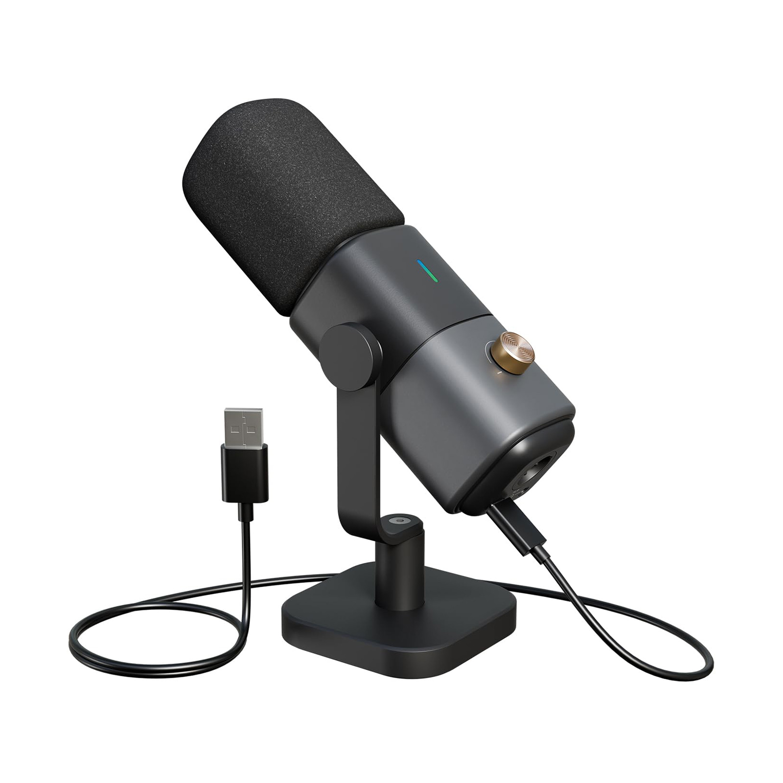 AM_AM15X_eb3b NearStream Podcast & Streaming Dynamic Microphone with Desk Stand - Image 1