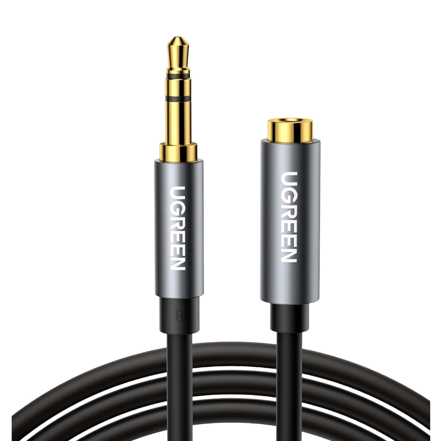 AV118-10594_UGREEN-AV118-3.5mm-AUX-Extension-Cable-2m-–-Male-to-Female-3 UGREEN AUX 3.5MM EXT CABLE 2M BK - Image 1