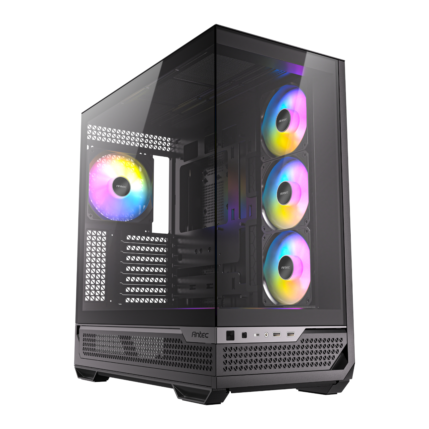 Antec_C7-ARGB-B_wr_01a Antec C7 ARGB E-ATX | ATX | Micro-ATX | ITX ARGB Mid-Tower Gaming Chassis - Black - Image 1