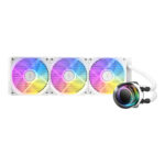 Antec Vortex LUM 360 ARGB CPU Liquid Cooler White - Image 2