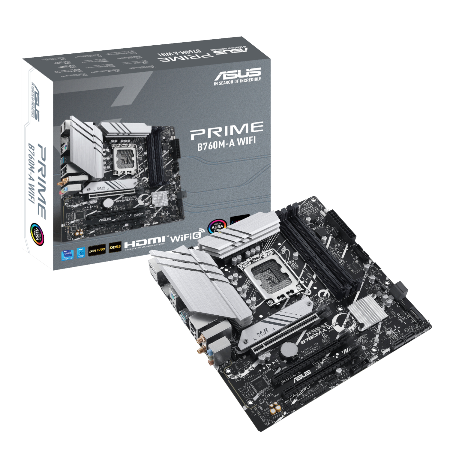 Asus_PRIME-B760M-A-WIFI_wr_01a ASUS PRIME B760M-A WIFI LGA 1700 M-ATX Gaming Motherboard - Image 1