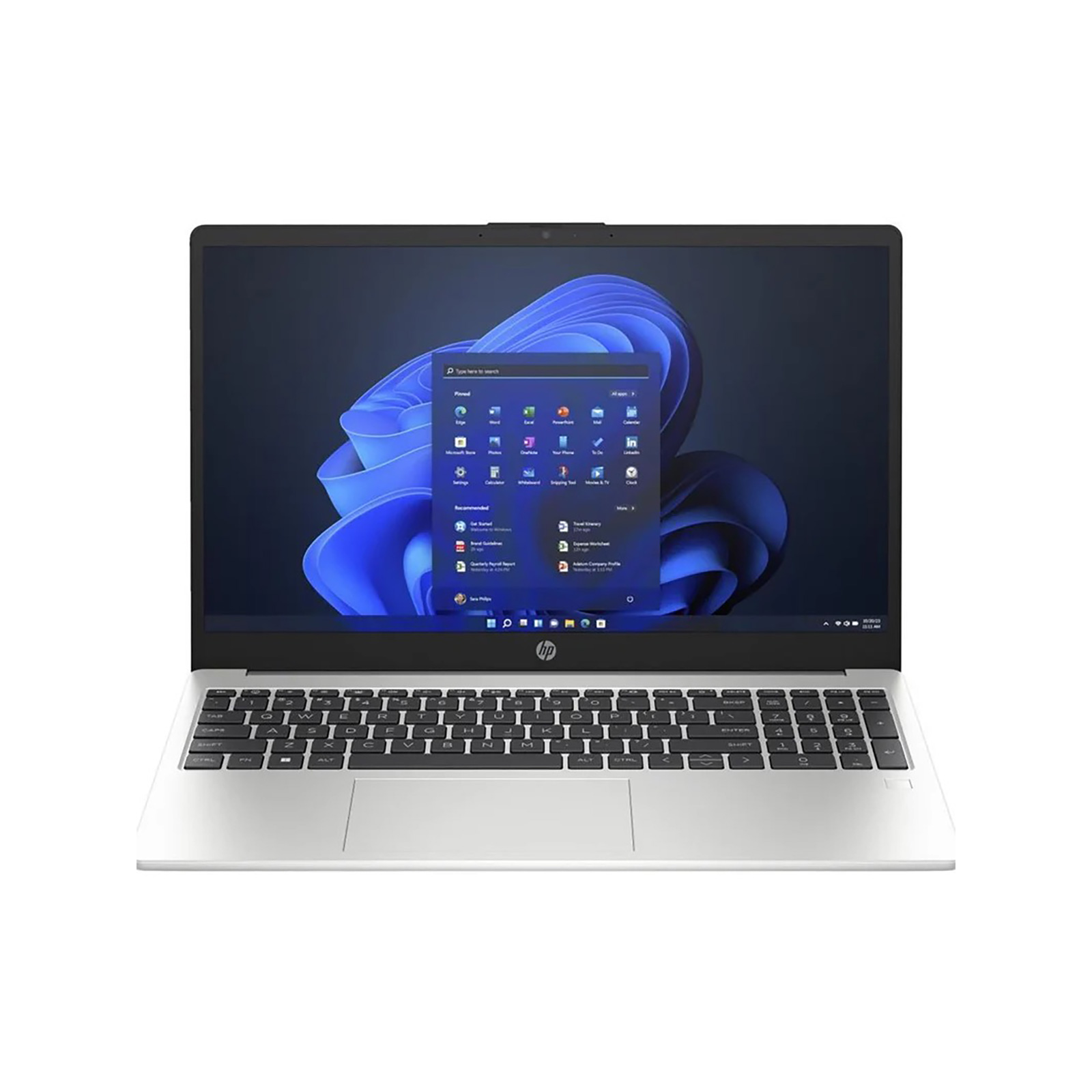 B39Q2AT_8528 HP 250 G10 15.6" Core i3-1315U 8GB 512GB Win 11 Pro Silver Notebook - Image 1