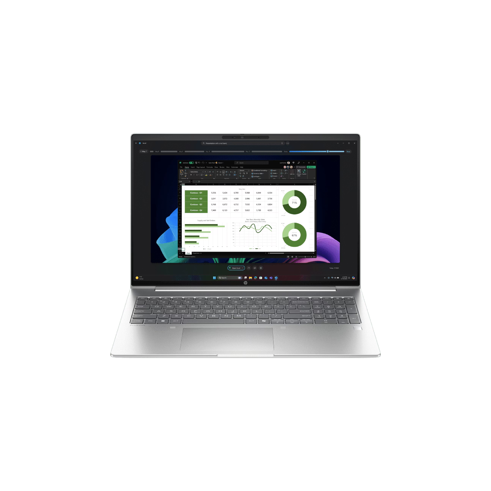 B9YL9ET__1__35d3 HP ProBook 4 G1i 16" Core-U7 24GB 1TB Win 11 Pro Notebook - Image 1