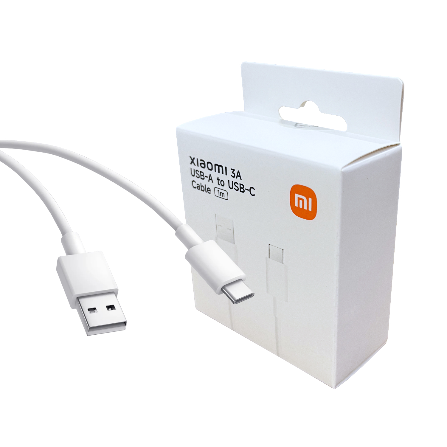 BHR087GGL_Xiaomi-3A-USB-A-to-USB-Type-C-Cable-1M-White_wr_07a Xiaomi 3A USB-A to USB-C Cable - 1m - Image 1