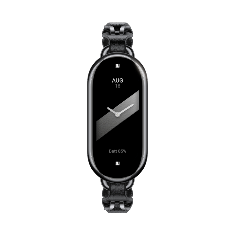 BHR7303GL_wr_01 Xiaomi Smart Band 8 Chain Strap - Black - Image 1