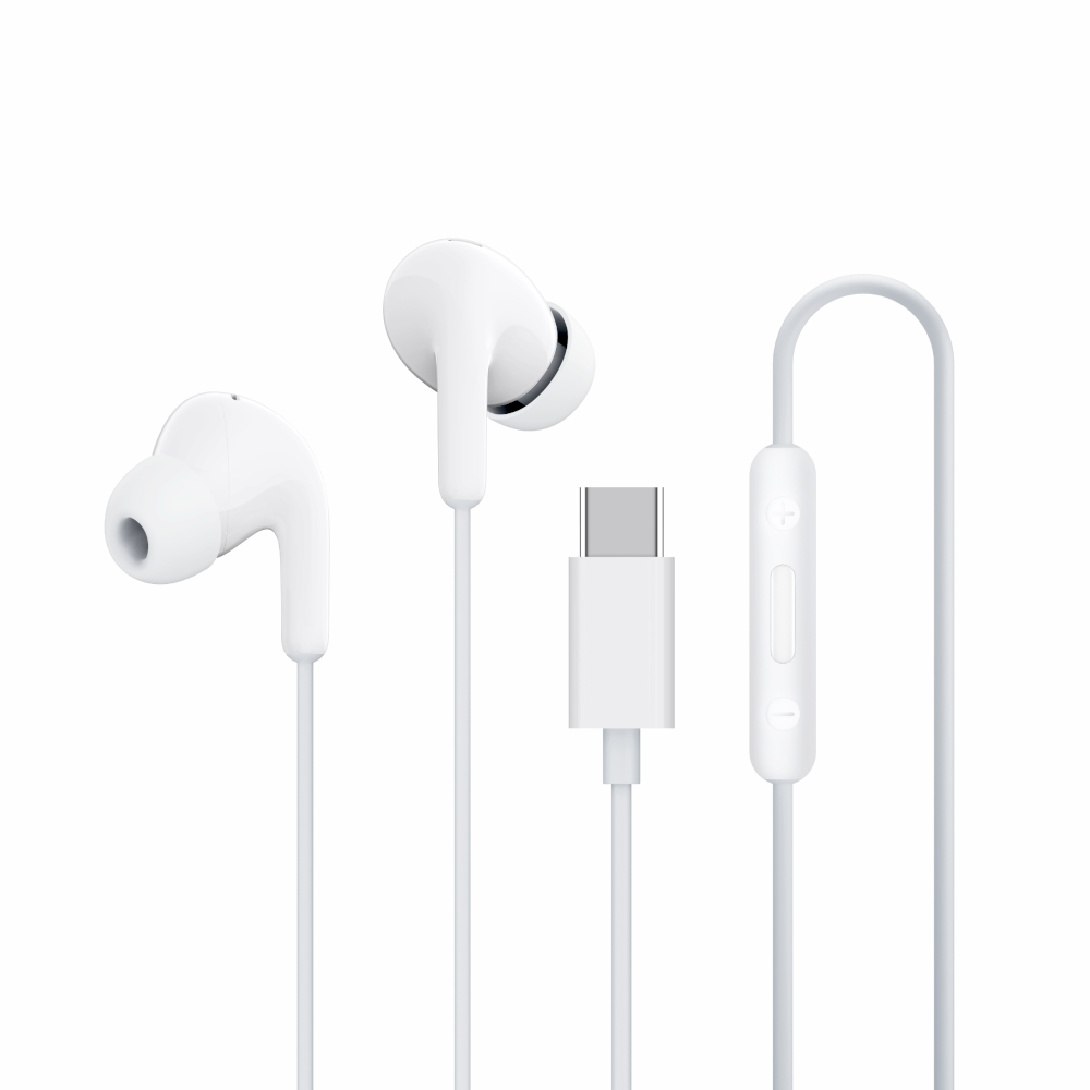 BHR8931GL_wr_01 Xiaomi In-Ear Headphone Type-C White - Image 1