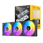 Antec CONNECT PWM 120mm ARGB Reverse Case Fan 3 Pack Black