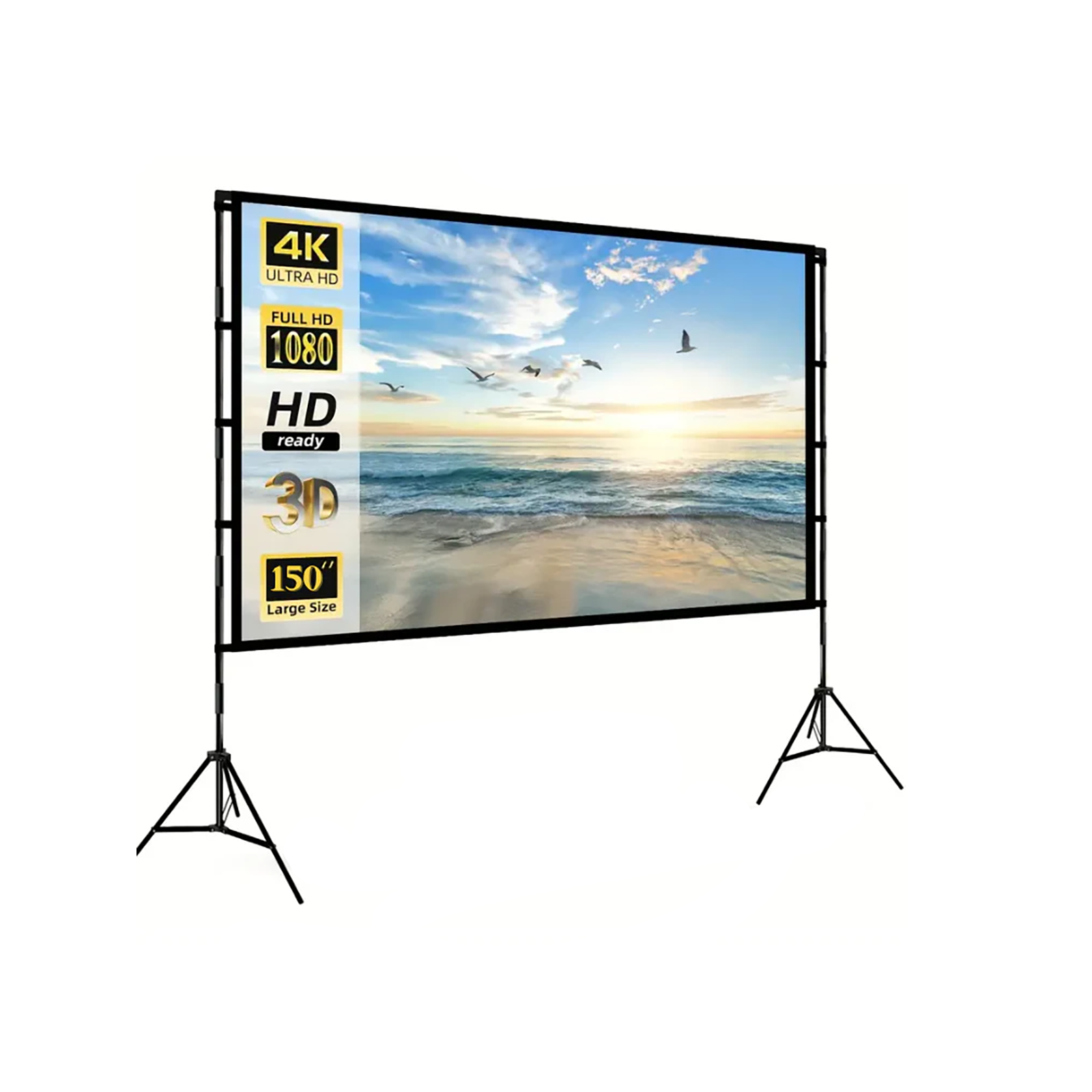 C1_SCREEN_1_0276 Hisense Pull-Down 100" Projection Screen - Image 1