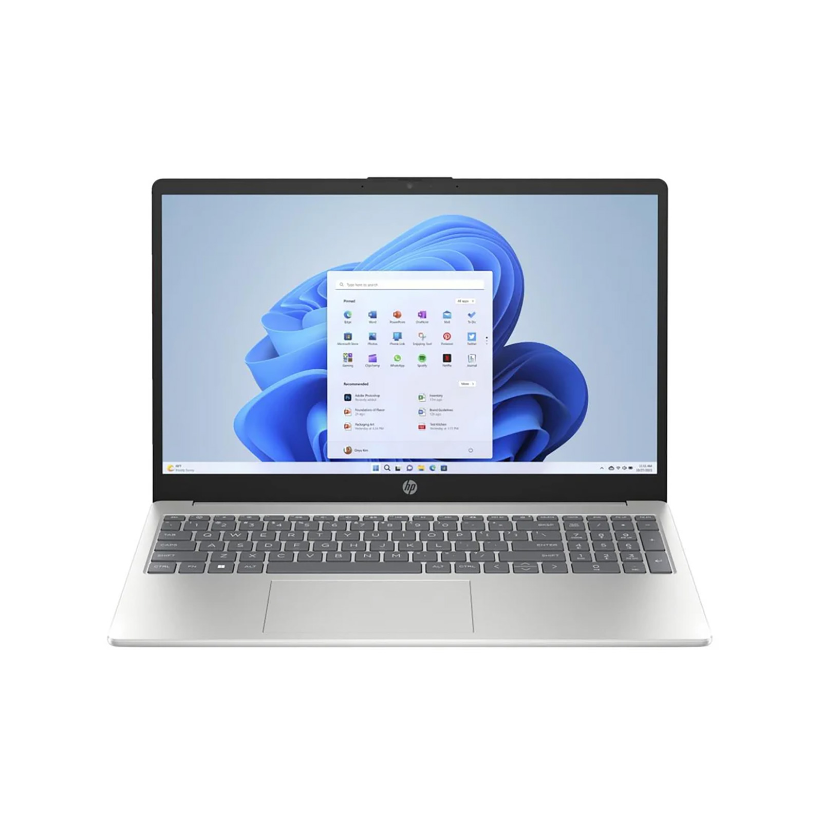 C29PMEA_1746 HP 15S 15.6" FHD UltraSlim Ryzen 5-7520U 8GB 512GB Win 11 Home Notebook - Image 1