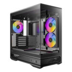 Antec C2M ARGB Micro-ATX | ITX ARGB Mini-Tower Gaming Chassis Type-C - Black