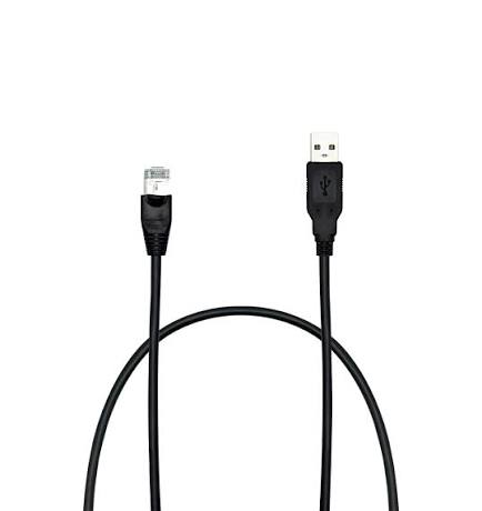 CBL030UA USB cable 1,5-3,5 meter, 35cm coiled for HR15, HR22, HR32 and HR52 series. - Image 1