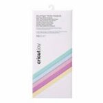 2008872 - Cricut Joy Smart Sticker Cardstock 13.9x33cm 10 Pack (Pastels Sampler); 10 sheets (5 colors, 2 each) 13.9 cm x 33 cm (5.5"x 13") in Mint, Powder Blue, Petal, Lilac, Butter; Skip the glue for hassle-free paper projects; Works without a cutting mat – just load & go!; Smooth, medium weight (210 gsm / 78 lb); For Cricut Joy™; Works without a cutting mat – just load & go; Skip the glue for hassle-free paper projects; Smooth, medium weight (210 gsm / 78 lb)