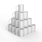 2008945 - Cricut 440ml Ceramic Mug Blank BULK 36pc White; 36 Infusible Ink™ compatible* mug blanks 15 oz / 425 ml in White - *Sublimation compatible; Smooth, straight walls for flawless transfers; Dishwasher & microwave safe*; Includes ready-to-gift boxes for any occasion; For use with Cricut Mug Press™ & Infusible Ink products (sold separately)