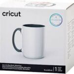 2009330 - Cricut 440ml Beveled Ceramic Mug Blank Grey 1pc; 1 Infusible Ink™ compatible* mug blank 15 oz / 425 ml; Bold pop of color; Smooth, straight pressing area for flawless transfers; Dishwasher & microwave safe; For use with Cricut Mug Press™ & Infusible Ink products (sold separately); Includes 1 ready-to-gift box for any occasion