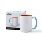 2009396 - Cricut Beveled Ceramic Mug Blank Sahara 1pc 425 ml; 1 Infusible Ink™ compatible* mug blank 15 oz / 425 ml; Bold pop of color; Smooth, straight pressing area for flawless transfers; Dishwasher & microwave safe; For use with Cricut Mug Press™ & Infusible Ink products (sold separately); Includes 1 ready-to-gift box for any occasion