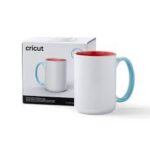2009398 - Cricut Beveled Ceramic Mug Blank Reef 1pc 425 ml; 1 Infusible Ink™ compatible* mug blank 15 oz / 425 ml; Bold pop of color; Smooth, straight pressing area for flawless transfers; Dishwasher & microwave safe; For use with Cricut Mug Press™ & Infusible Ink products (sold separately); Includes 1 ready-to-gift box for any occasion