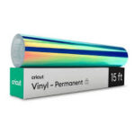 2009609 - Cricut Holographic Vinyl – Permanent 30.4cm x 4.5m, Blue; 1 roll 12 in x 15 ft (30.4 cm x 4.5 m); Easy to weed, effortless to apply; Adds depth & dimension, great for accents